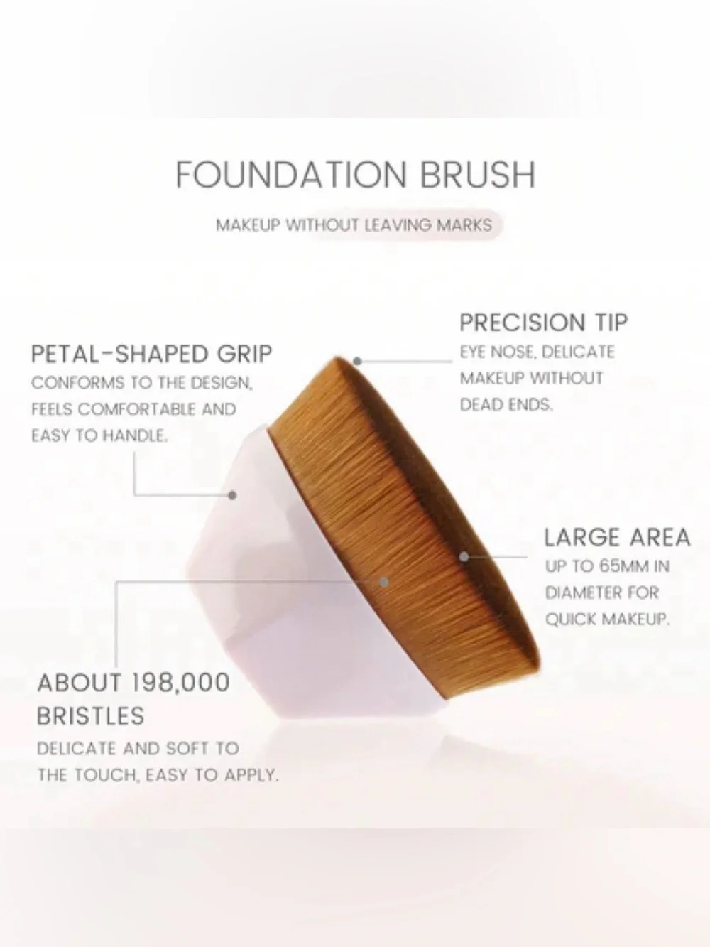 High Density Kabuki Foundation Brush w/ Protective Case: Flawless Application